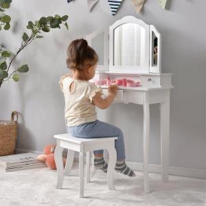 おままごとドレッサー 子供用 ままごとドレッサー 木製 スツール付き