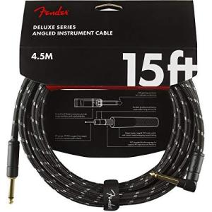 Fender シールドケーブル Deluxe Series Instrument Cable Straight/Angle 15 Blacの商品画像