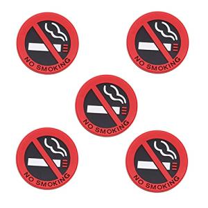 5個 禁煙車のステッカー禁煙車のステッカー禁煙の標識のステッカーの商品画像