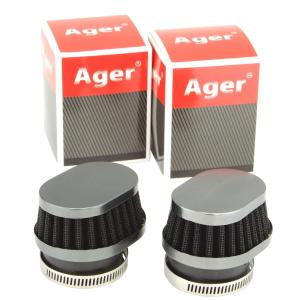 新品 ホーネット アルミ オーバル パワーフィルター 50mm 4個セット