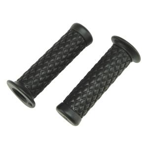 ハンドルグリップ 旧車 クラシック 22.2mm ミリタリーグリーン バイク