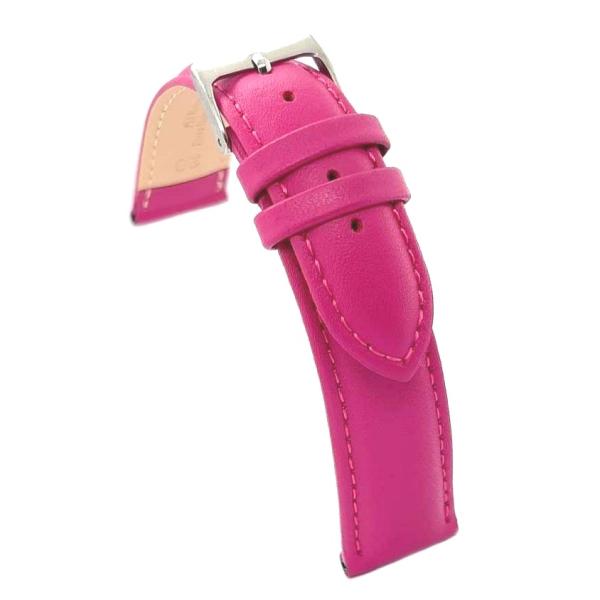 スペイン Diloy 20mm レザー 腕時計ベルト 302エッセンシャル バンド 本革(ピンク)