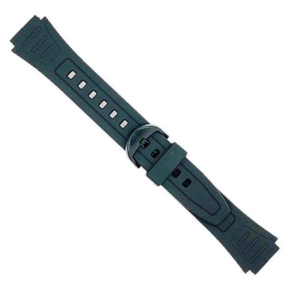互換品 Diloy 腕時計ベルト 18mm カシオ ウレタンバンド W-800H-1AV,W-800...