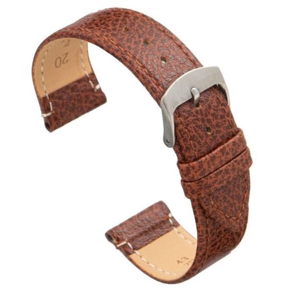 Diloy 腕時計ベルト 18mm イタリアン カーフレザー ステッチ Ref.86フラット 本革 ...