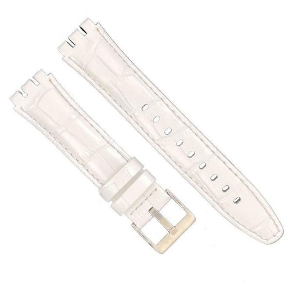 互換品 Diloy Swatch スウォッチ カーフレザー 本革 腕時計ベルト バンド 19mm(2...