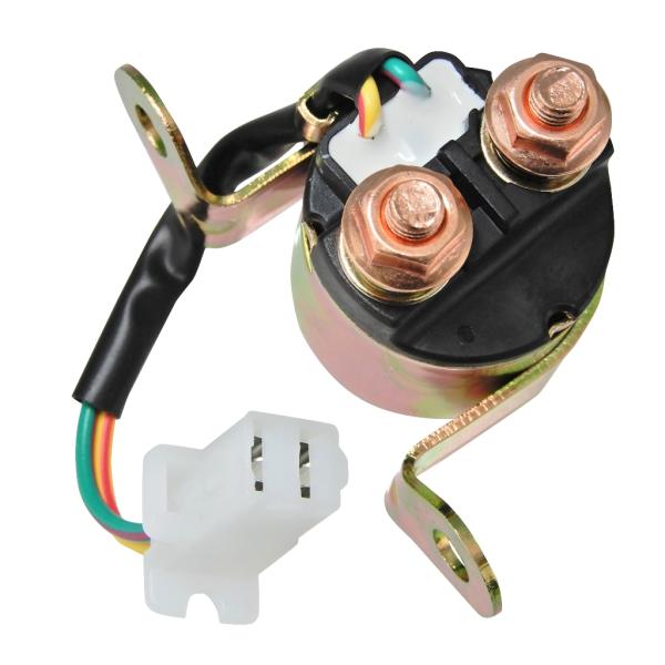 互換品 スターターリレー 12V カプラー付 汎用 グラストラッカー アクロス イントルーダー750...