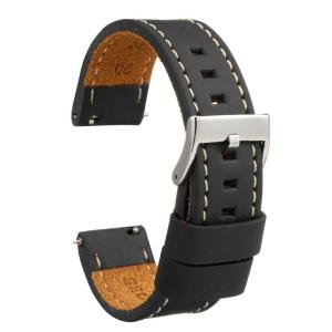 Diloy 腕時計 ベルト カーフレザー ステッチ フラットモデル Ref.376