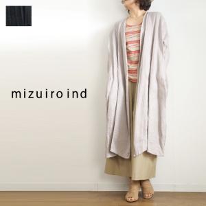 ミズイロインド mizuiroind リネンコート 麻 ロング レディース 30代 40代 50代｜agil