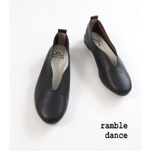 スリッポン 本革 ramble dance ランブルダンス シボ革 レディース｜セレクトショップAGIL