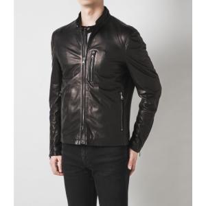 2021年秋冬SALE エンメティ/EMMETI ジャケット メンズ レザーブルゾン CLINT-0001