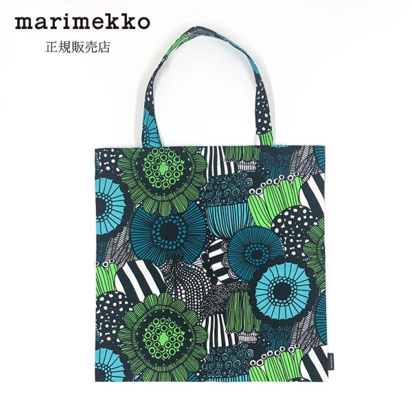 マリメッコ　トートバッグ　Siirtolapuutarha（シイルトラプータルハ） 43×43cm　...