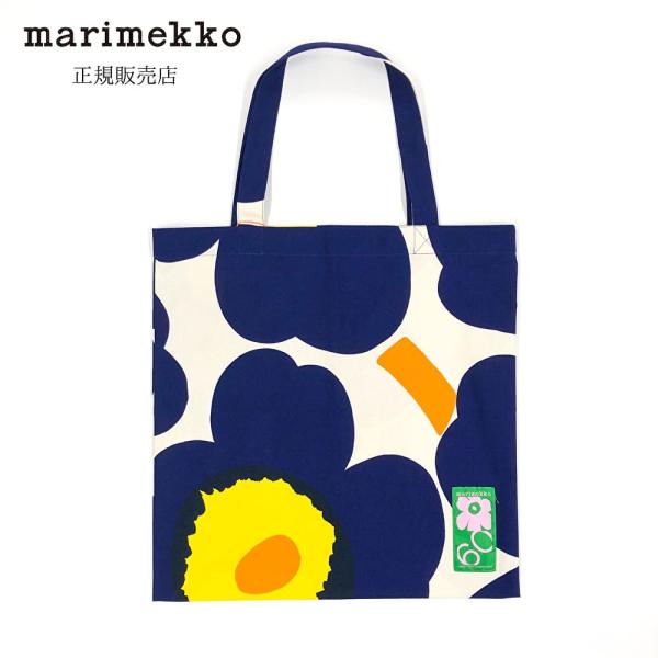 【Unikko 60周年限定】 マリメッコ　トートバッグ　Unikko（ウニッコ） 43×43cm　...