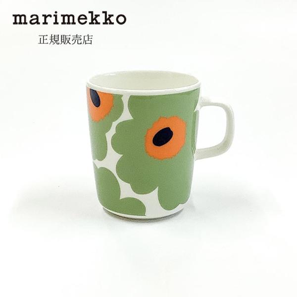【1個販売・単品】 マリメッコ　マグカップ　Unikko（ウニッコ） 250ml　Bタイプ　オレンジ...