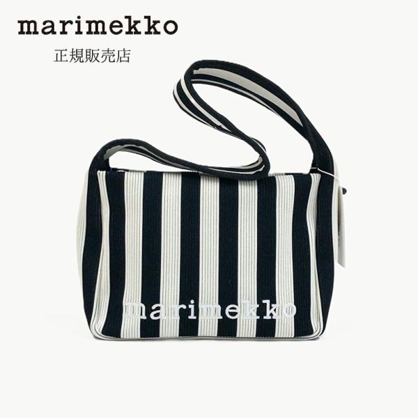 マリメッコ バッグ ショルダーバッグ レディース Merirosvo (メリロスヴォ) ブラック×オ...