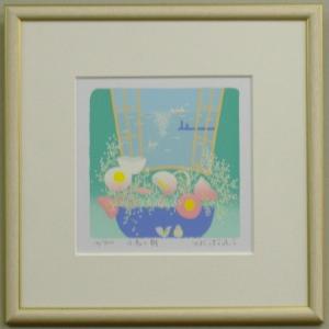 版画30236 小鳥の朝 吉岡浩太郎の商品画像