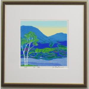 シルクスクリーン版画 吉岡浩太郎 30角 300X300mm シートのみ 「彩の