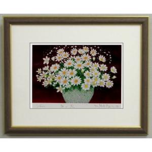 ☆吉岡浩太郎☆「 百合の花」ジグレー版画 太子 新品！ 吉岡浩太郎 「 百合の花 」( 太子判 ) ジグレ ・ シルク