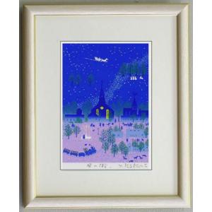吉岡浩太郎 「 紫陽花 」( インチ判 ) ジグレ ・ シルク