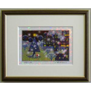 無料ラッピングサービス有り】 吉岡浩太郎 額縁付きシルクスクリーン