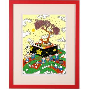 現代アート 絵画 ポップアート パンダ 絵 ジークレー 版画 あごぱん