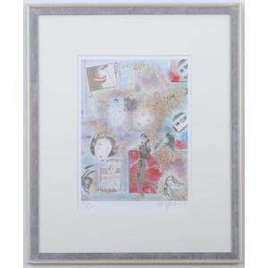 現代アート 絵画 抽象画 モダンアート 絵 リトグラフ 版画 コラージュ