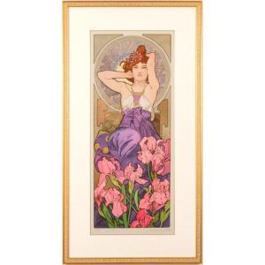 アルフォンス・ミュシャ 絵画 アールヌーボー リトグラフ 複製 アルフォンス・ミュシャ 絵画 アールヌーボー リトグラフ 複製
