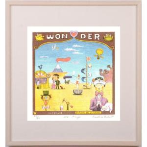 馬場檮男 Mt Fouji 絵画 インテリア プレゼント コレクション 新築祝い 開店祝い リトグラフ 版画 額付き