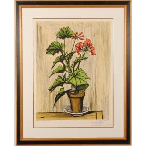 SALE(F6号)ベルナール・ビュッフェ【水仙の花束】 肉筆/裏サイン有り/手描 SALE(F6号)ベルナール・ビュッフェ【水仙の花束】 肉筆/裏サイン