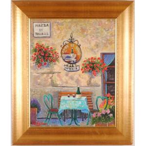 パリ 風景画 絵画 フランス 水彩画 藤森悠二 「サン・セブラン教会