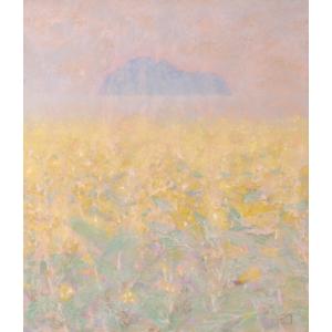 角井満夫 「清流」 F6号 日本画 : 大和田画廊 - 通販 - Yahoo