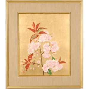 リトグラフ　額装　鳥 伊藤若冲 動植綵絵 棕櫚雄鶏図 額 美術品 インテリア レプリカ グッズ