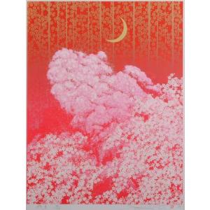 青木乃里子 椿花 花 絵画 椿 静物画 和風 ジークレー 版画 インテリア