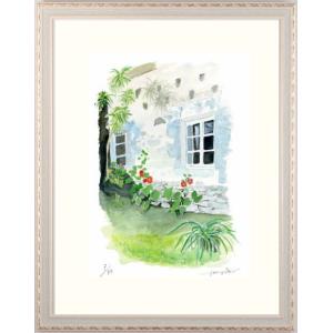 本荘正彦 冬日 本荘正彦 昼下がり 花 絵画 苺 インテリア 熱帯魚 絵 木版画