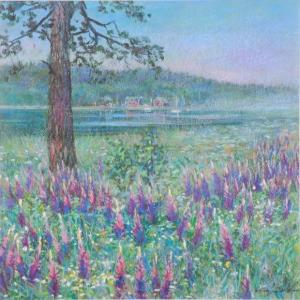 渡辺俊明 南蛮人図 インテリア 絵画 墨彩画 一点物 和風 プレゼント