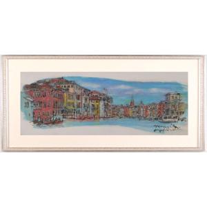 花 絵画 ススキ オシナエシ 桔梗 絵 和風 日本画 インテリア