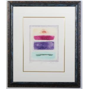フィンランド 絵画 風景画 北欧 ルピナス 花 絵 版画 ジークレー 石井