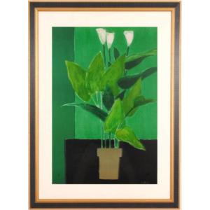 ベルナール ビュッフェ 新品額装 絵画 版画 リトグラフ 額装付き