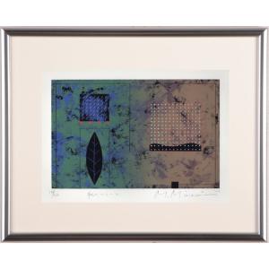 ハート 絵画 抽象画 現代アート モダンアート シルクスクリーン 版画