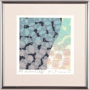 ☆ 南 正雄 シルクスクリーン 南正雄 抽象画 シルクスクリーン 版画