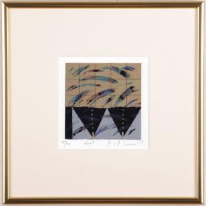 ヒロ・ヤマガタ 猫たちのバラード 猫 絵画 インテリア プレゼント