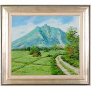 「白馬村」'66 絵画 油絵 西村拡人 『白馬三山』 2 油絵 F6（6号） : 内田画廊 - 通販