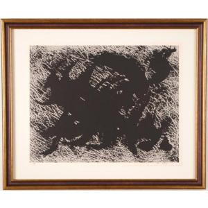 田渕俊夫 「 たけ 」 四季六題より オリジナルリトグラフ 石版画 版画