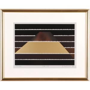 アンドレ・ブラジリエ 水辺の馬の群れ 馬 絵画 リトグラフ 版画