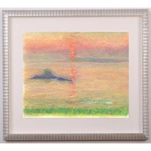パリ 風景画 絵画 フランス 水彩画 藤森悠二 「サン・セブラン教会