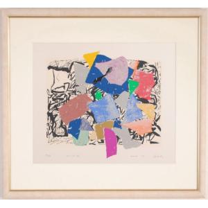 抽象画 絵画 現代アート ブラジルのピカソ シルクスクリーン 版画