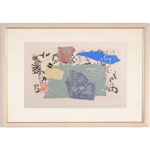 現代アート 絵画 抽象画 現代美術 シルクスクリーン 版画 島州一 「SP