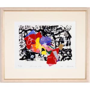 遠藤勝 『 バラ 』 油彩 油絵 真作 オリジナル 絵画 中古 : kousei