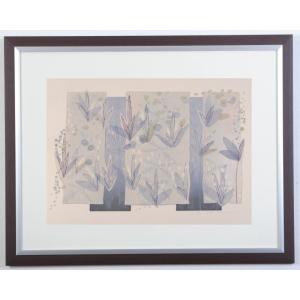 抽象画 絵画 モダンアート ナチュラルモダン 木版画 版画 シルク