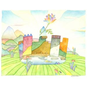 シュールレアリスム 絵画 ルネ・マグリット 水彩画 田原健二 「あなた