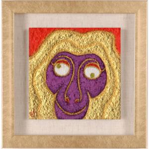 百合 絵画 花 油絵 油彩画 小室浩 「箱根百合」 額付き : アート